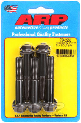 ARP 754-2250 3/8-24 x 2.250 hex 7/16 Болти Wrenching чорно-оксидні Photo-0