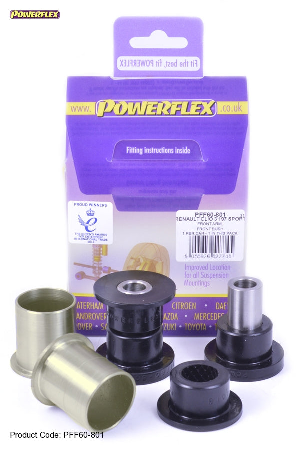 POWERFLEX PFF60 - 801 до-т передніх сайлентблоків передніх важелів для RENAULT CLIO 3 Sport Photo-0