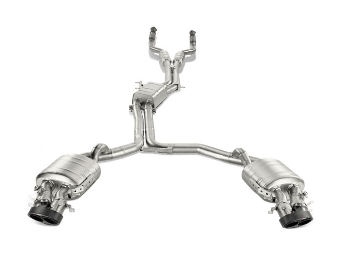 AKRAPOVIC S-AU/TI/3H Титанова вихлопна система Evolution для AUDI RS6 (C7) 2014+ Photo-0