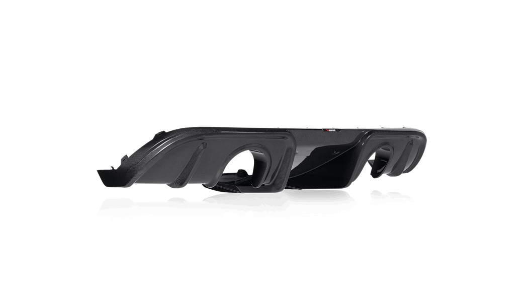 AKRAPOVIC DI-PO/CA/8/G/1 Задній карбоновий дифузор (глянцевий) для PORSCHE 718 Cayman GTS 4.0 / Boxster GTS 4.0 2020-2024 Photo-0
