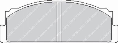 FERODO FCP29R Передні гальмівні колодки DS3000 для FIAT Ritmo / Panda / Fiorino Photo-0