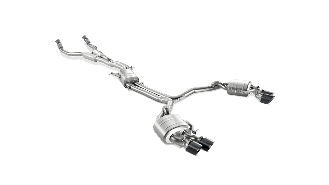 AKRAPOVIC S-AU/TI/6H Вихлопна система Evolution Line (Titanium) для AUDI S7 Sportback (C7) 2013-2017 Схвалення типу ECE Photo-0