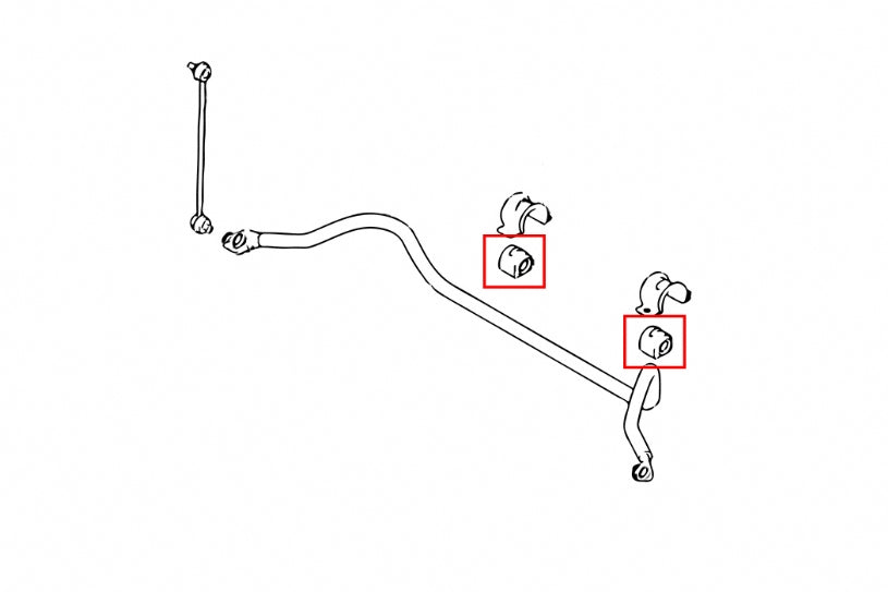 HARDRACE 7704 К-т посилених втулок переднього стабілізатора для MAZDA 3 03-09/FOCUS MK2/3 Photo-1