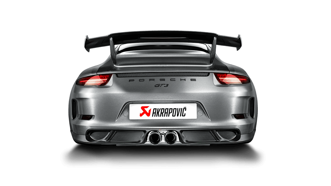 AKRAPOVIC MTP-PO997GT3H/1 Вихлопна система Slip-On Line (титан) для PORSCHE 911 GT3 / GT3RS (991 / 997 / 997 FL) 2006-2017 Photo-2