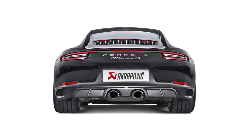 AKRAPOVIC S-PO/TI/5H Вихлопна система Slip-On Line для PORSCHE 991.2 Carrera S/4/4S/GTS Photo-3
