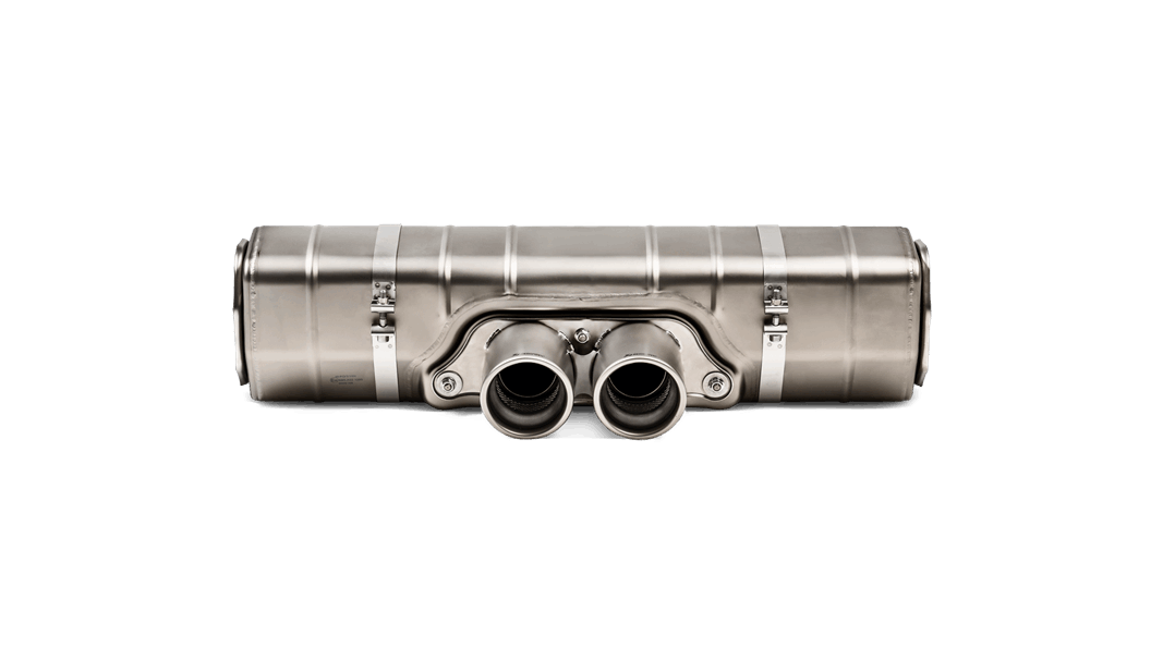 AKRAPOVIC S-PO/TI/10H Задня частина вихлопної системи Slip-On Line (Titanium) для PORSCHE 991.2 GT3 Photo-0