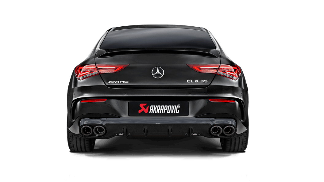 AKRAPOVIC S-ME/TI/10H Вихлопна система Slip-On Line (Titanium) для MERCEDES-AMG CLA35 (C118/X118) (Схвалено ECE) Photo-3
