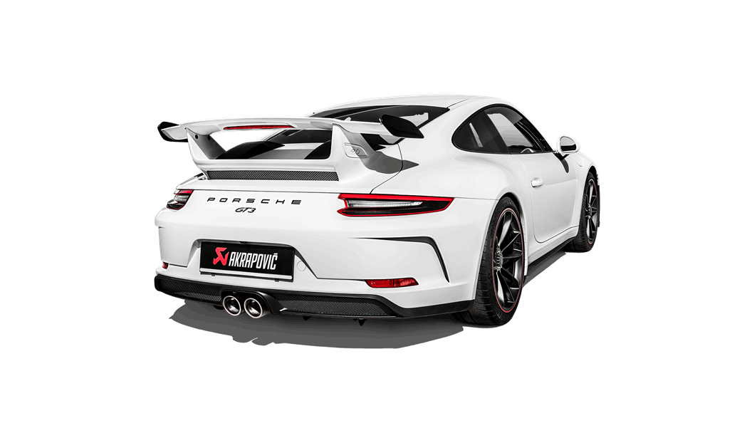 AKRAPOVIC S-PO/TI/10H Задня частина вихлопної системи Slip-On Line (Titanium) для PORSCHE 991.2 GT3 Photo-2