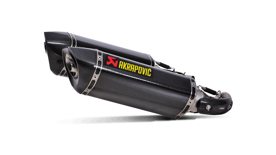 AKRAPOVIC S-D10SO7 - Hzc Вихлопна система Slip-On Line (Carbon) Ducati Monster 1100/1100s 2009-10 Photo-0