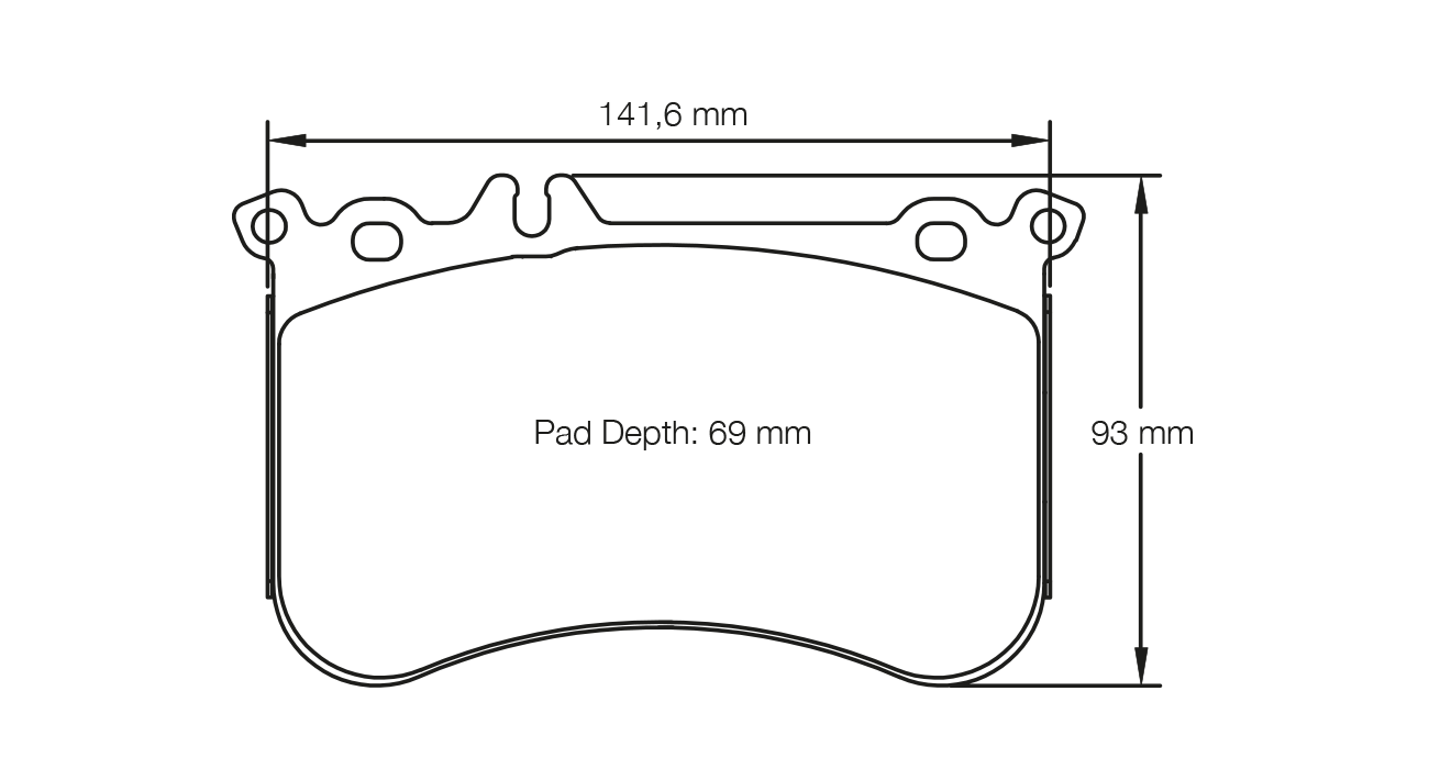 PAGID 8188-RSL29 Передні гальмівні колодки для MERCEDES-BENZ A 45 AMG (W176) / CLA 45 AMG / SLK 55 AMG (R172) Iron Brakes Photo-0