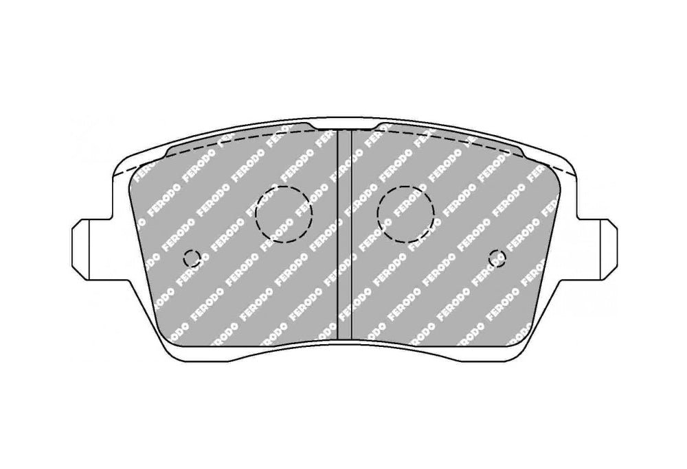 FERODO FCP1617Z Передні гальмівні колодки DSUNO для RENAULT CLIO IV Grandtour Photo-0