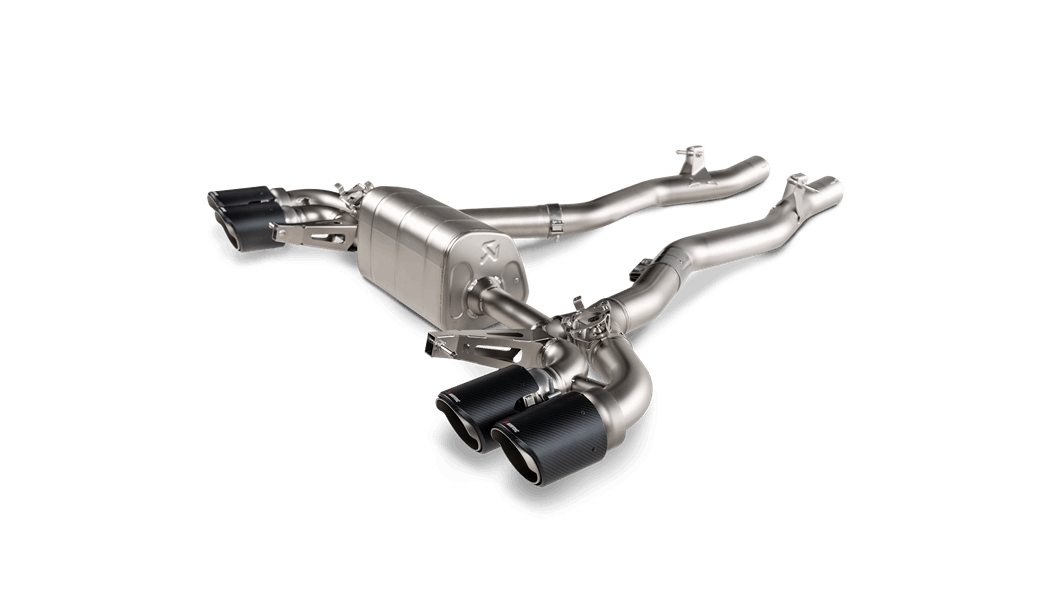 AKRAPOVIC S-BM/T/22H Вихлопна система Slip-On Line (титан) для BMW M8 / M8 Competition (F91/F92) OPF/GPF 2021-2024 Photo-0