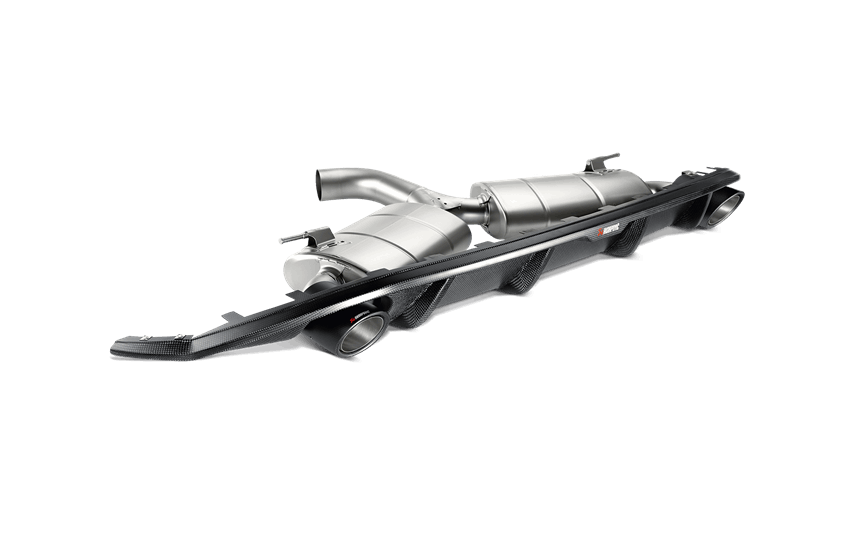 AKRAPOVIC DI-VW/CA/1 Дифузор заднього бампера, карбон для WV GOLF VII GTI (2013-) Photo-2