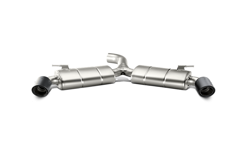 AKRAPOVIC MTP-VW/T/1H Задня частина випуску (SLIP ON), титан для VW GOLF VII GTI (2013-) Photo-1