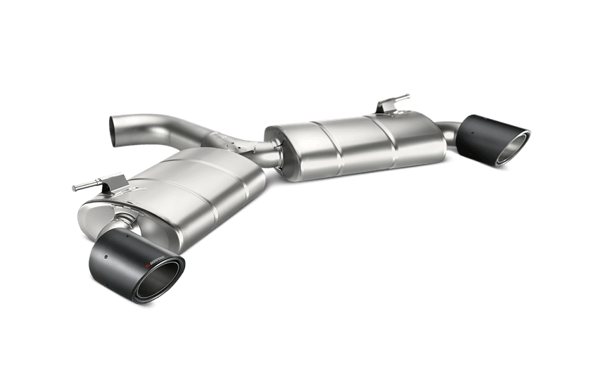 AKRAPOVIC MTP-VW/T/1H Задня частина випуску (SLIP ON), титан для VW GOLF VII GTI (2013-) Photo-0