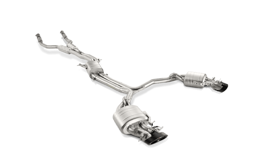 AKRAPOVIC S-AU/TI/4H Вихлопна система Evolution Line (Titanium) для AUDI RS7 Sportback (C7) Photo-0