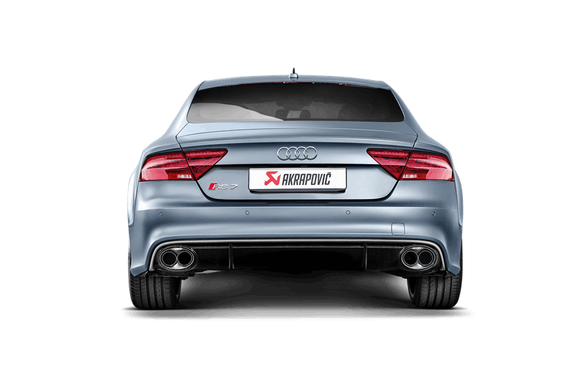 AKRAPOVIC S-AU/TI/4H Вихлопна система Evolution Line (Titanium) для AUDI RS7 Sportback (C7) Photo-4