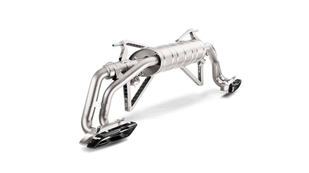 AKRAPOVIC S-AUR8SO3-T Вихлопна система Slip-On Line (Titanium) для AUDI R8 5.2 FSI Coupе/Spyder 2016-2018 Photo-0