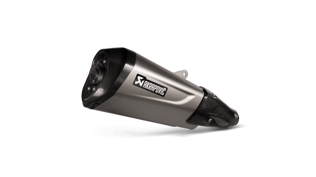 AKRAPOVIC S-VE3SO11-ZDFSS Вихлопна система Slip-on Line (SS) VESPA GTS 300 / SEI GIORNI / HPE 2021 Photo-1