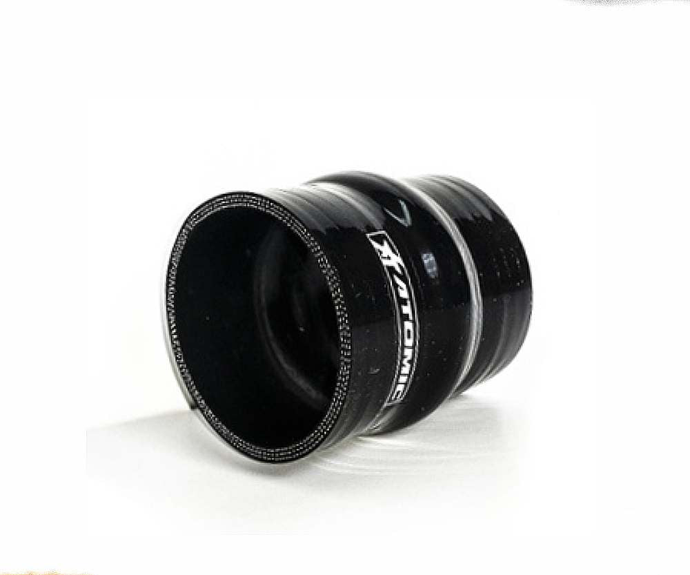 ATOMIC shh51 BLACK Патрубок силіконовий прямий з горбом 51 мм Photo-0