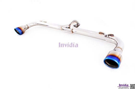 INVIDIA HS09GF6G3T Вихлопна система catback Q300 3 дюйми з резонатором (титанові наконечники) для VW Golf 6 GTI, Scirocco R Photo-2