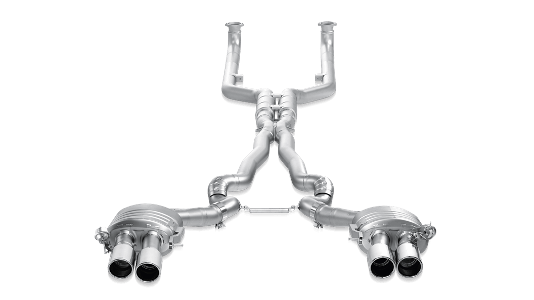 AKRAPOVIC ME-BM/T/4 Вихлопна система Evolution для BMW M5 F10 (без насадок) Photo-2