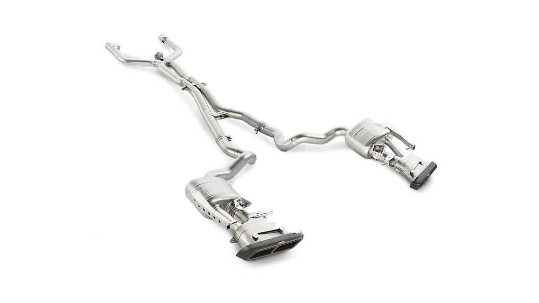 AKRAPOVIC MTP-ME/T/2H/1 Задня частина вихлопної системи MERCEDES-AMG C63 Sedan (W205) Evolution Line Photo-0