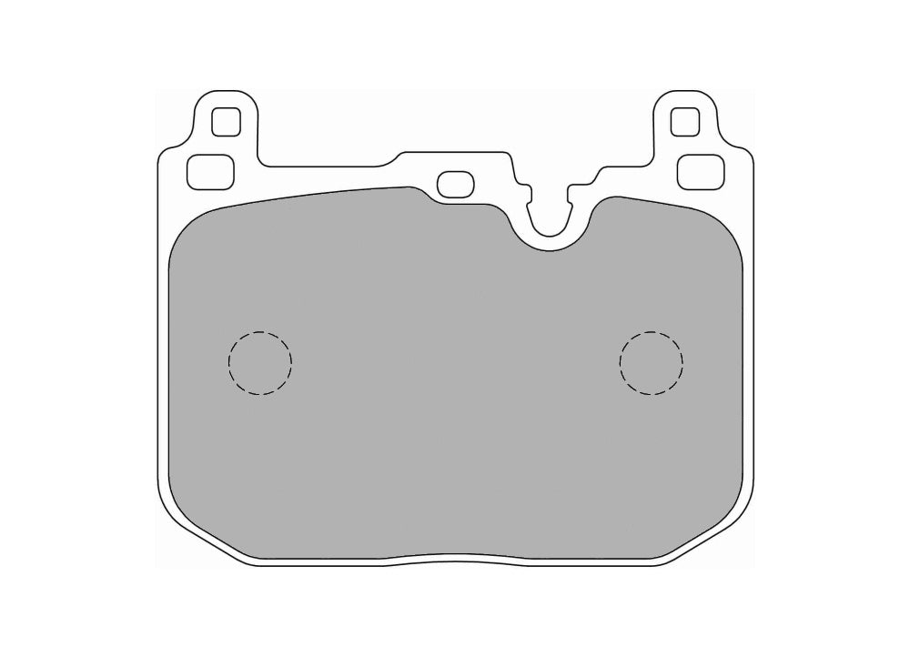FERODO FCP4611H Передні гальмівні колодки DS2500 для BMW M2 (F87) / M3 (F80) / M4 (F82 / F83) Photo-0