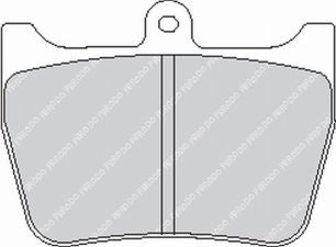 FERODO FRP3020R Гальмівні колодки DS3000 для супорта AP Racing CP5148 Photo-0