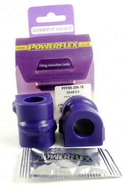 POWERFLEX PFF66-206-18 Передня втулка стабілізатора поперечної стійкості (18 мм) x2 для SAAB9-5 Photo-0