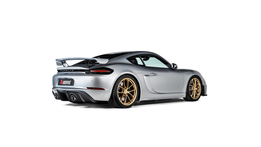 AKRAPOVIC DI-PO/CA/8/M Задній дифузор (матовий карбон) для PORSCHE Cayman GT4 (718) Photo-1