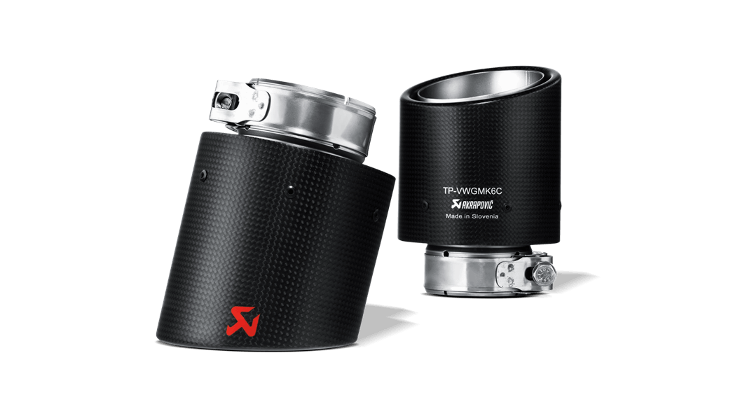 AKRAPOVIC TP-VWGMK6-CA до-т насадок для VW Golf (VI) GTD/GTI / TSI 1,4 / TSI 1,8 Photo-1