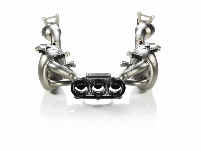 AKRAPOVIC MTP-FE458H Вихлопна система Slip-On Line (Titanium) для FERRARI 458 Italia / 458 Spider 2010-2015 Схвалення ЄС Photo-1