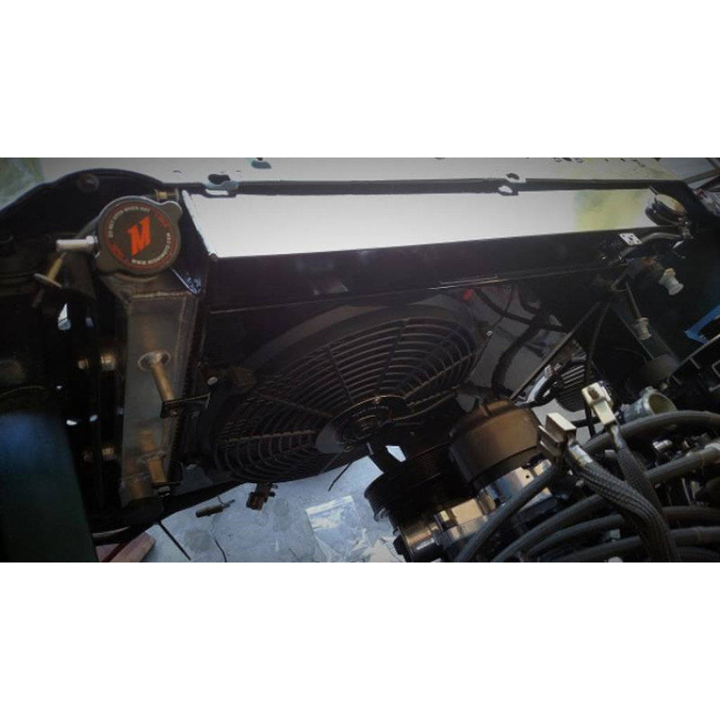 MISHIMOTO MMFS-MUS-94 Комплект алюмінієвого кожуха вентилятора Performance для FORD MUSTANG 94-95 Photo-8