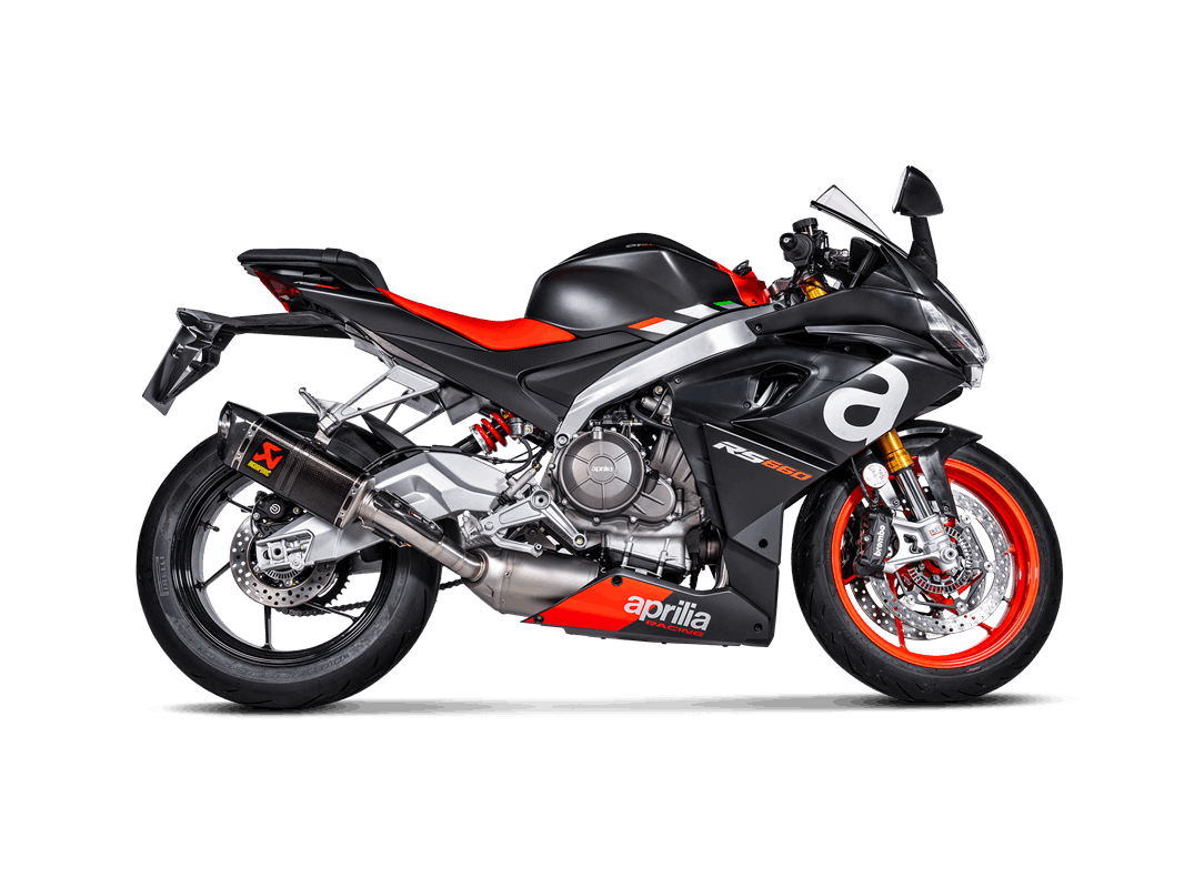 AKRAPOVIC S-A6R4 - Hapc Вихлопна система Racing Line (Carbon) APRILIA RS 660 2021 (з каталізатором) Photo-1