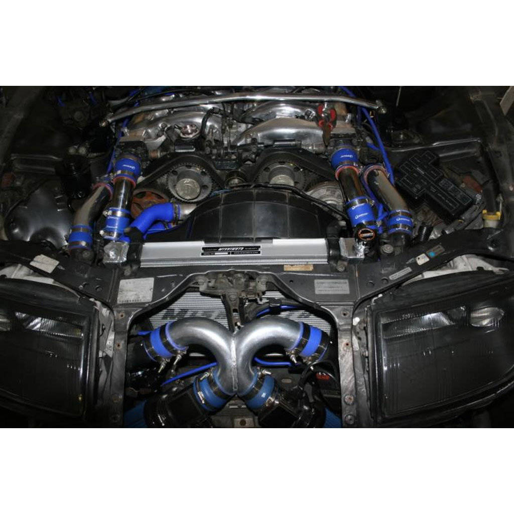 MISHIMOTO MMRAD-300ZX-90T Радіатор NISSAN 300ZX TURBO 90-96 (Механічна коробка передач) Photo-11