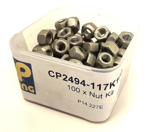 AP RACING CP2494-117 Гайка д/гальмівних дисків, різьблення 0.25 "UNF, висота 7.3 мм Photo-0