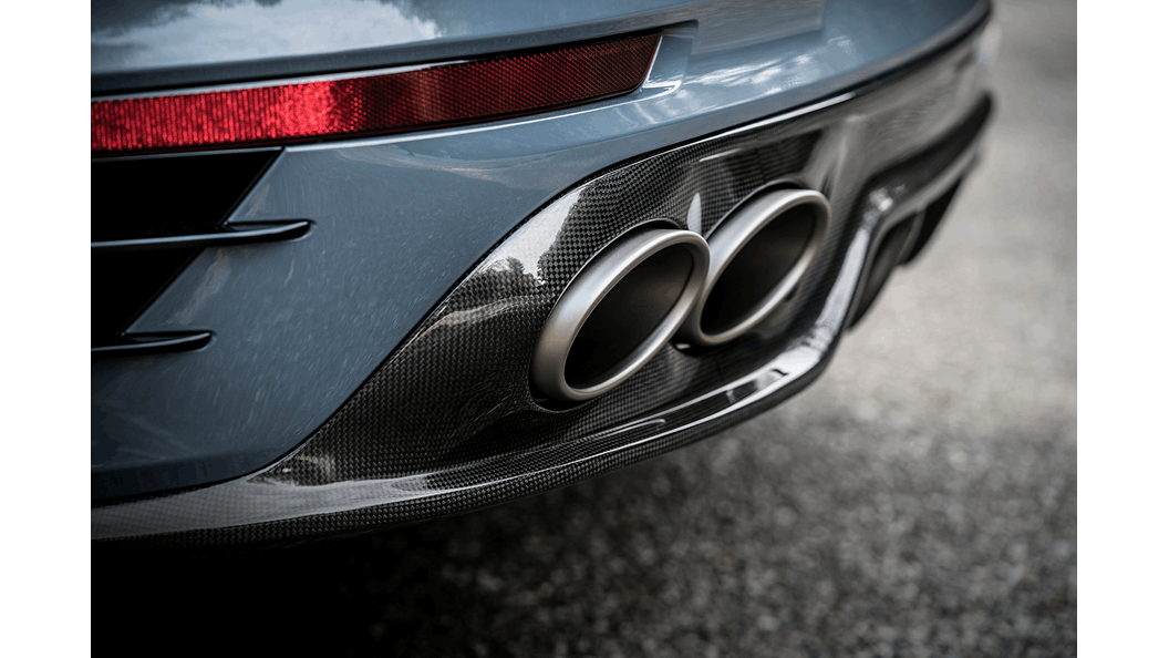 AKRAPOVIC S-PO/TI/6H Вихлопна система Slip-On Line (Titanium) для PORSCHE 911 Turbo/S (991.2) 2016+ Photo-5