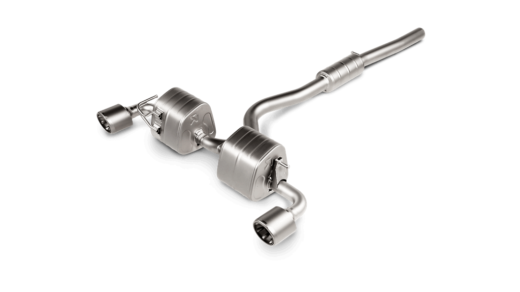 AKRAPOVIC s-TY/T/2 Вихлопна система Slip-On Race Line (Titanium) TOYOTA GR YARIS 2020 Photo-0