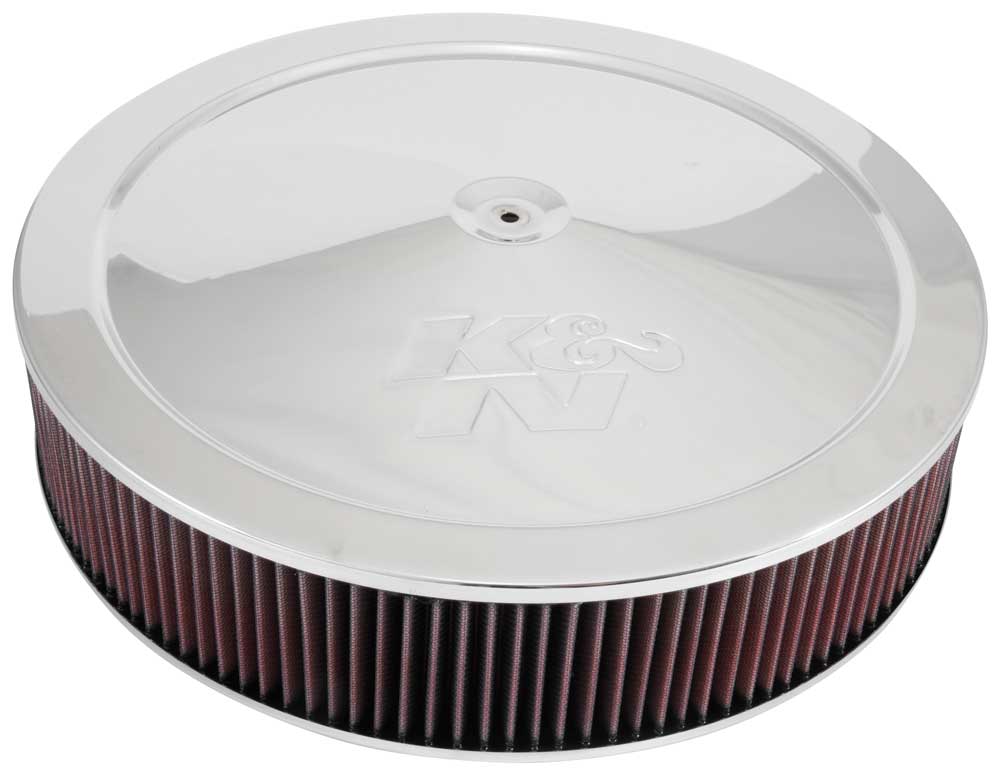 K&N 60-1640 Фільтр повітряний універсальний (ВИС.89мм, діам.на вх.186мм) Photo-0