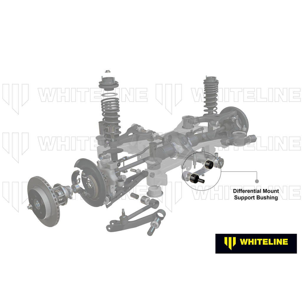 WHITELINE KDT905 Втулки заднього диференціала Outrigger для Subaru Photo-1
