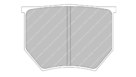FERODO FRP202H Гальмівні колодки DS2500 для супорта AP Racing CP2373 / CP2382 / CP2383 / CP2384 Photo-0