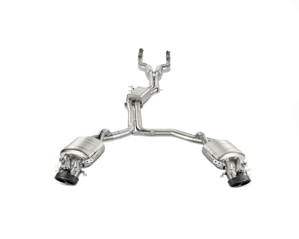 AKRAPOVIC S-AU/TI/6H Вихлопна система Evolution Line (Titanium) для AUDI S7 Sportback (C7) 2013-2017 Схвалення типу ECE Photo-1