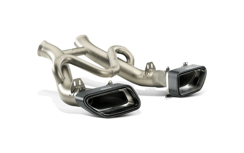 AKRAPOVIC S-MC/TI/2 Вихлопна система Slip-On Line (Titanium) MCLAREN 650S / 650S SPIDER 2014-2019 Photo-0