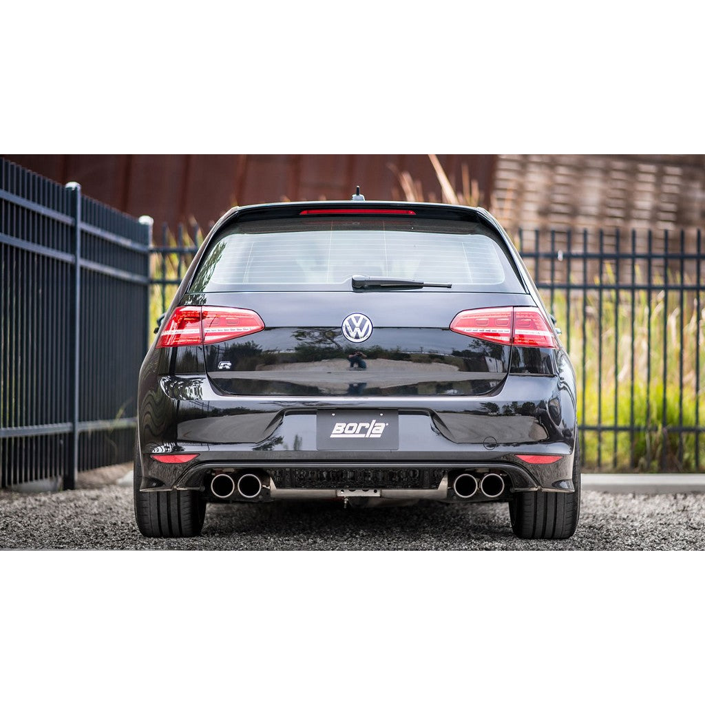 BORLA 140643 Вихлопна система VW GOLF R20 MkVII L4-2.0 (Turbo) 14- звук S-Type Photo-1