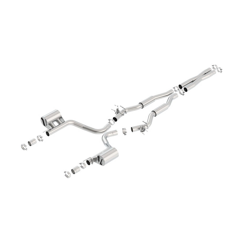BORLA 140642 Вихлопна система Cat Back Challenger HELLCAT V8-6.2 SuperCharger 15- - звук S-Type Photo-0