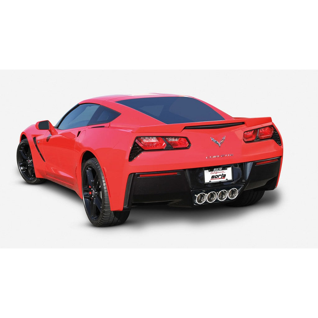 BORLA 11856 Задня секція Rear Section, CORVETTE C7 V8-6.2L з AFM/NPP, Насадка №19, 2014-16, звук AT Photo-1