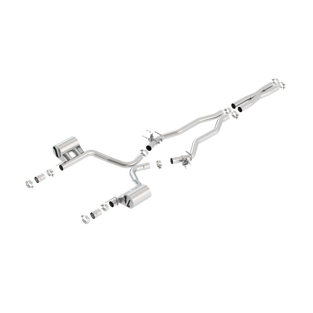 BORLA 140641 Вихлопна система Cat-Back, Challenger SRT®392/Scat Pack V8-6.4L RWD з системою MDS, Н Photo-0