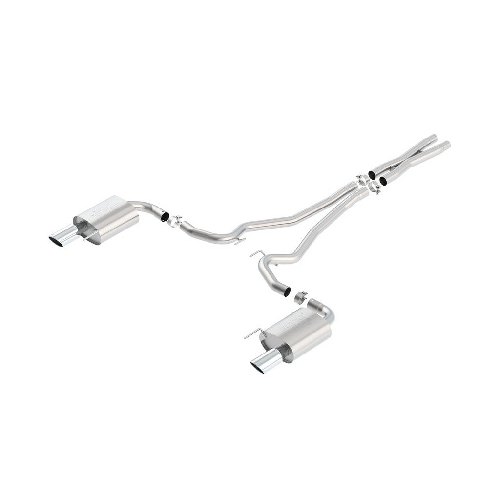 BORLA 140591 Вихлопна система Cat-Back, Mustang GT V8-5.0L, Насадка №36, 2015-16, звук ATAK Photo-0