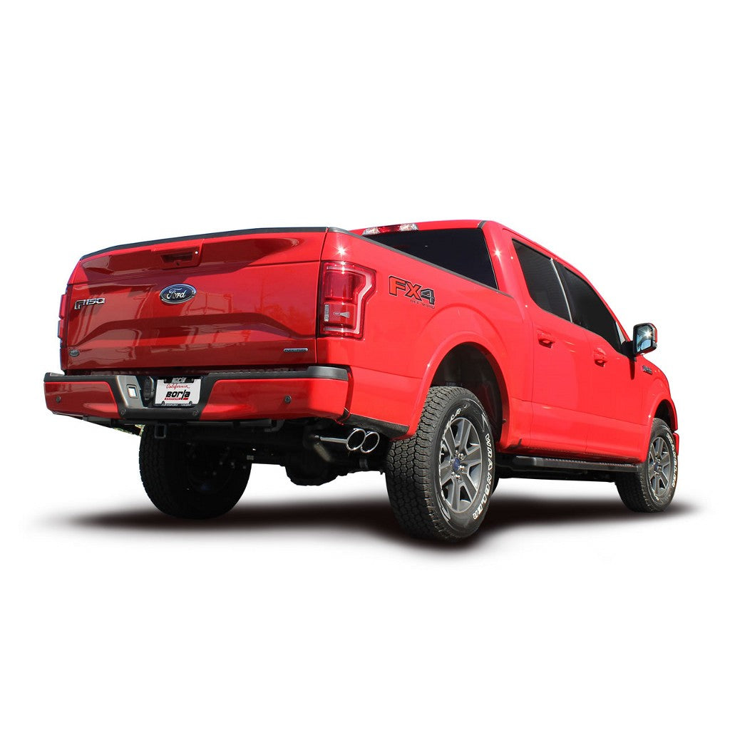 BORLA 140619 Вихлопна система Cat-Back, F-150 EcoBoost® 2.7/3.5L (turbo), V8-5.0L, Ext.Cab, St. Bed Photo-1